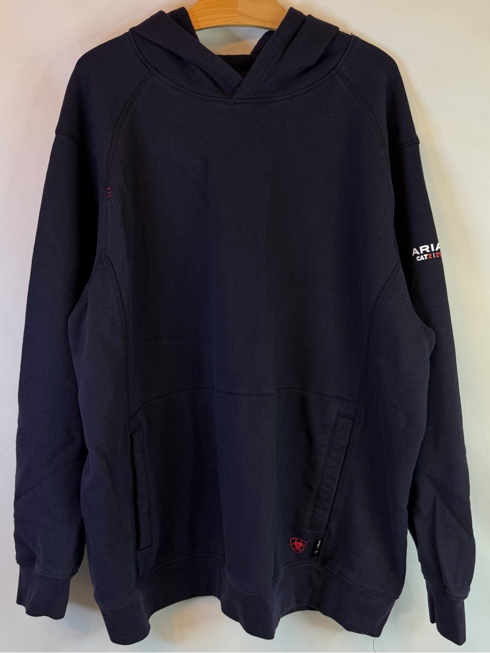 Ariat Hoodie FR Mens XXL Tall Navy CAT 2 21 12 Pullover Heavy Workwear